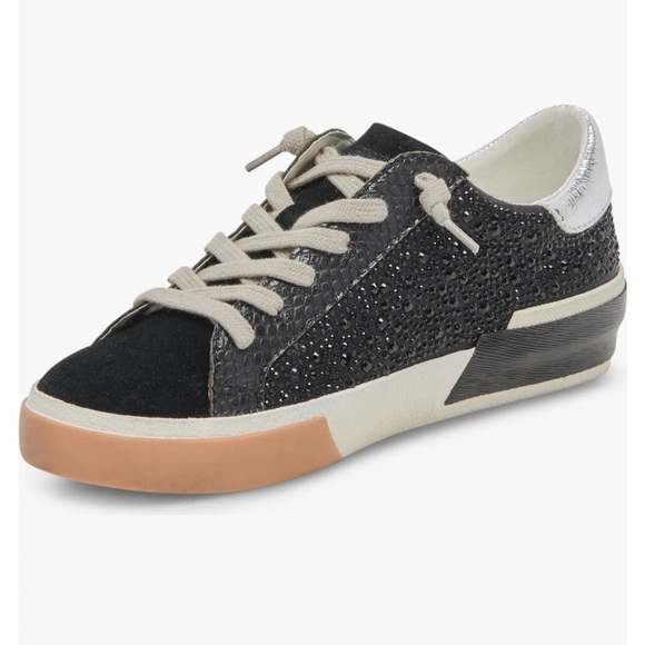 Dolce Vita Black and Silver Sneakers - Picture 5 of 16